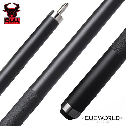 Bull Carbon LD11 Onyx Black Pool Cue with Bull Carbon Shaft 12.25MM
