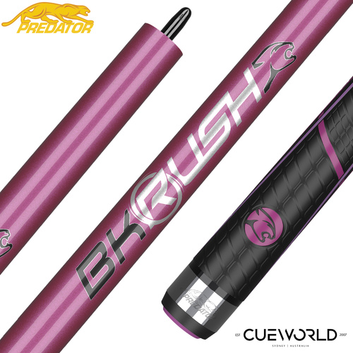 Predator BK Rush Pink/Silver Limited Edition Break Cue - Sport Wrap