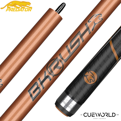Predator Tiger Eye BK Rush® Break Cue - Sport Wrap
