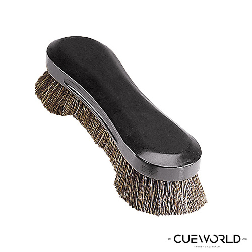 Pool Snooker Billiards Table Brush Horse Hair 10 1/2"(Timber Stain: Black)