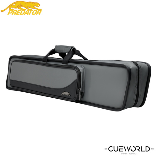 Predator Roadline Gray and Black 4x8 Butterfly Soft Pool Cue Case