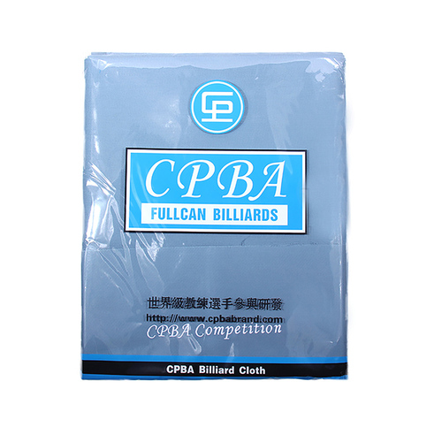 CPBA Competition Pool Table Cloth 7ft Powder Blue
