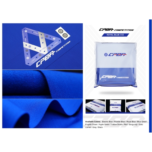 CPBA Competition Pool Table Cloth 7ft Royal Blue