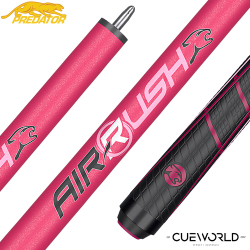 Predator Air Rush Pink Jump Cue - Sport Wrap