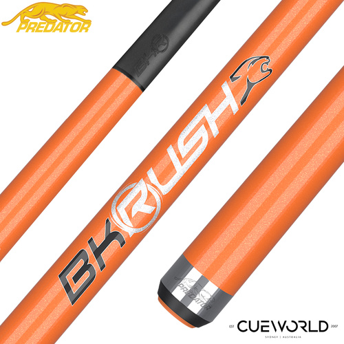 Predator Flare Orange BK Rush® Break Cue - No Wrap