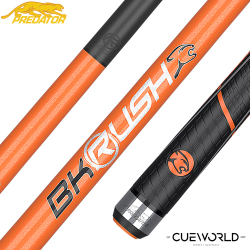 Predator Flare Orange BK Rush® Break Cue - Sport Wrap