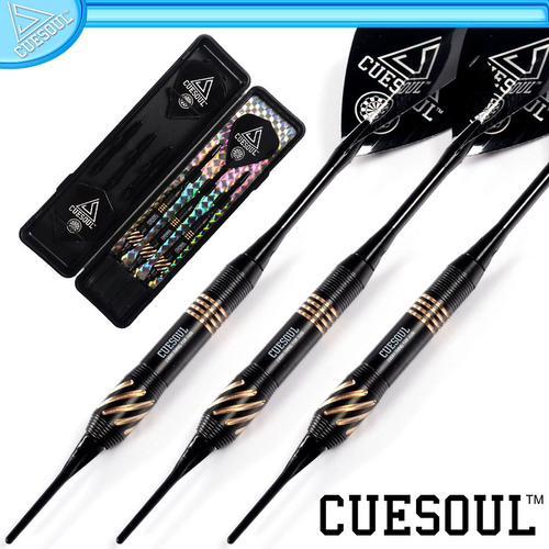 CUESOL 16g Black Scorpion Brass Darts (CSHX-04)