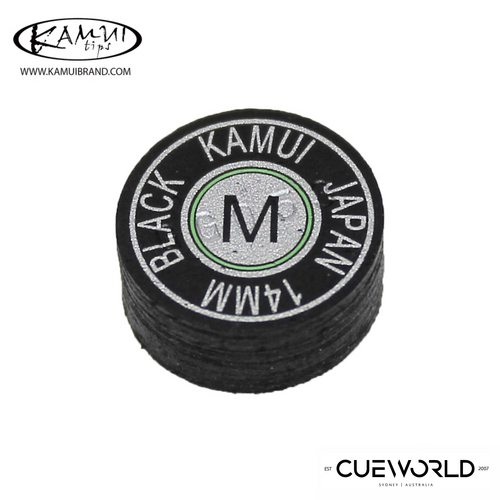 Kamui Black M Pool Cue Tip 14mm
