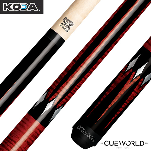 KODA Black with Red Points Graphic No Wrap Play Cue