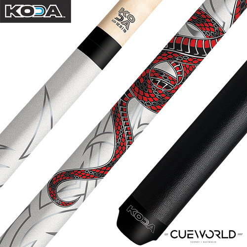 Koda Cobra Pool Cue White