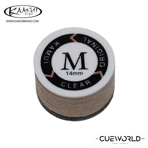 Kamui Clear Original M Pool Cue Tip 14mm