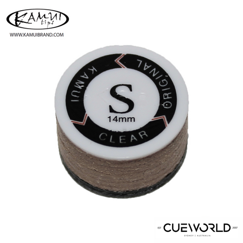 Kamui Clear Original S Pool Cue Tip 14mm