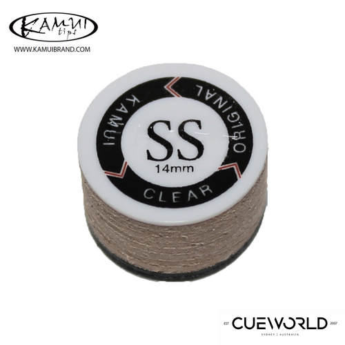 Kamui Clear Original SS Pool Cue Tip 14mm