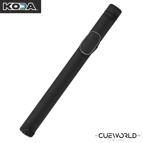 Nylon Piped Oval Polyform Hard Pool Cue Case 1B1S Black & Grey
