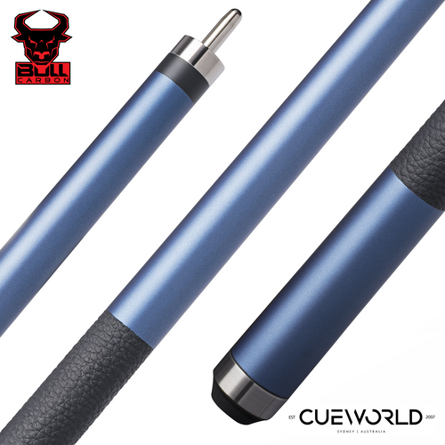 Bull Carbon LD12 Onyx Blue Pool Cue with Bull Carbon Shaft 12.25MM