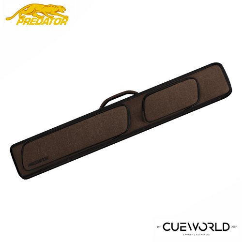 Predator Metro Brown Pool Cue Hard Case - 3 Butts x 5 Shafts