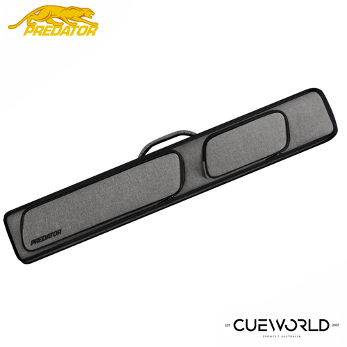 Predator Metro Grey Hard Pool Cue Hard Case - 2B x 4S