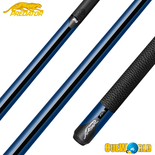 Predator P3 REVO USPBS Blue Pool Cue - Leather Wrap