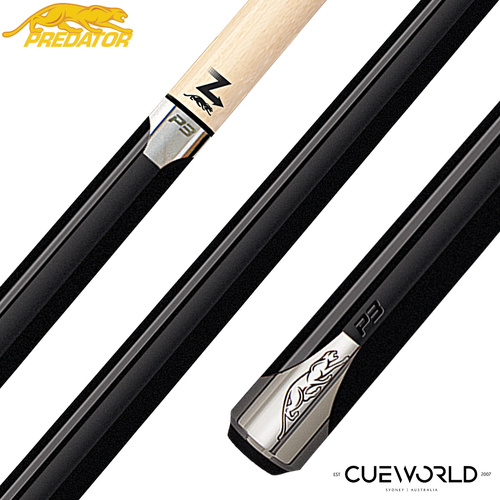 PREDATOR P3 BLACK NO WRAP POOL CUE 