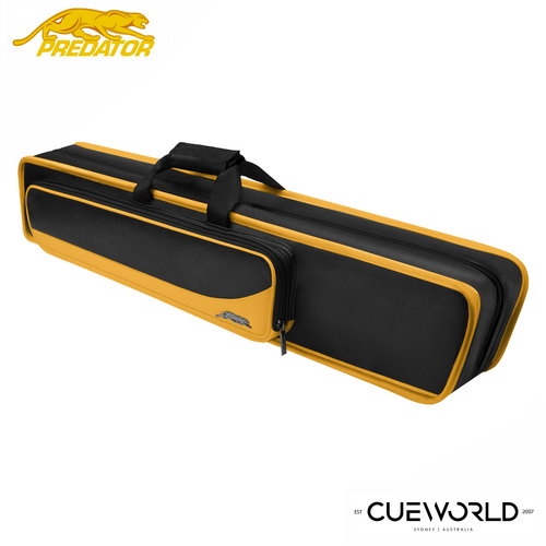 Predator Roadline Black/Yellow Soft Pool Cue Case - 4B8S