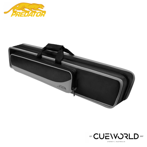 Predator Roadline Black/Grey Pool Cue Soft Case - 3 Butts x 6 Shafts