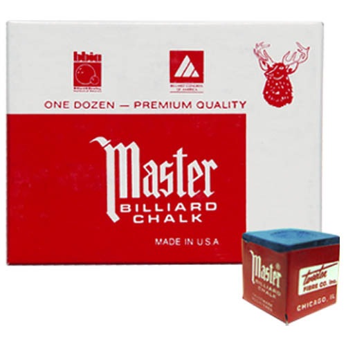 Master Chalk, Blue, 12-Piece Box