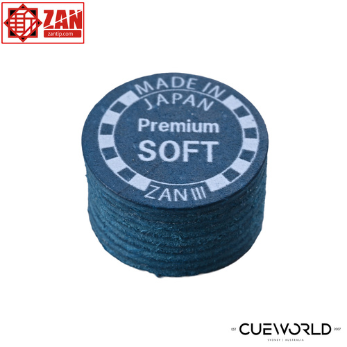 Zan Premium Soft Pool Cue Tip 14mm